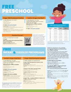 Free Preschool Flyer